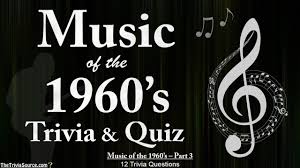 Perhaps it was the unique r. Music Of The 1960 S Trivia Quiz 3 Youtube