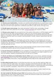 Top 10 Tips For Booking Spring Break For More Information On The Perfect Spring Break Visit Www Ststravel Com Spring Break Adventure Travel Travel