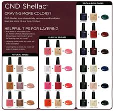 Cnd Shellac Nail Colour Layering Guide Shellac Nail