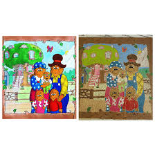 Fastest way to caption a meme. Berenstain Bears Picture Vs The One I Painted With Dots Meme Guy