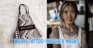 Filipino art filipino culture filipino tattoos filipino tribal cultura filipina filipino fashion marian rivera philippines culture philippines dress. Filipino Designer Produces Tribal Tattoo Inspired Face Masks