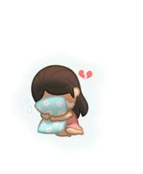 Pillow Is Perfect To Cry Even Ur Heart Is Broken Cute Love Stories Cute Love Cartoons Cartoons Love
