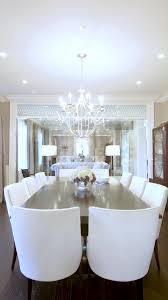 Marvelous Dining Room With Luxury Interior Design Chandelier White Chairs Matching Deco Video Dining Room Decor Modern Formal Dining Room Glamourous Dining Room