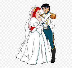 Prince eric and ariel wedding coloring pages. Ariel And Prince Eric S Wedding Ariel Little Mermaid Wedding Hd Png Download Vhv
