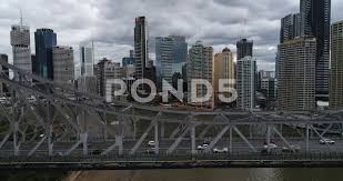 Right Tracking Panning Shot Of Story Bridge Brisbane By Drone Part 2 Stock Footage Ad Story Bridge Shot Tracking Panning Shot Brisbane Movie Scenes
