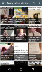 Meme generator, instant notifications, image/video download, achievements and many more! Funny Jokes Memes For Android Apk Download