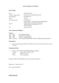 Demikian artikel mengenai apa itu curriculum vitae ( cv ) atau daftar riwaya hidup lamaran kerja dan contohnya. Curriculum Vitae Format Kosong Curriculum Vitae Beritatop