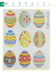 easter eggs easter cross stitch embroidery cross stitch