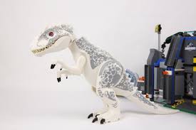 Zach is inside the gyrosphere launched from the pen. Review 75919 Indominus Rex Breakout Fbtb