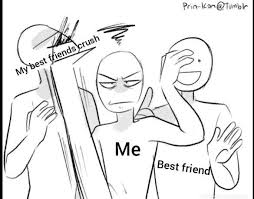 He S A Huge Jerk To Meh Draw The Squad Funny Drawings Drawings Of Friends