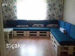 Safiye Hanim In Paletlerden Yaptigi Kose Takimi Mobilya Dekor Ev Icin