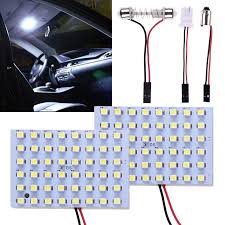 See panels offered, view application visuals, and get links to panel pages and panel picker™. 2pcs 12v Car 48 Smd Led Panel Light T10 Festoon Ba9s Dome Map Interior Bulb Walmart Canada