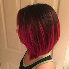 It blends smoothly with this beautiful combination of red and cherry colors will definitely make your short bob stand out. Pin On Color