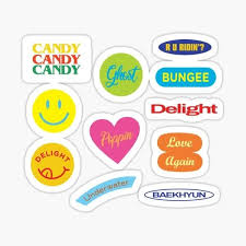 Kidcore Stiker Desain Stiker Seni Buku