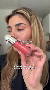 Rare Blushes Joy vs Love 👄 #rarebeauty #rarebeautyblush #rarebeautymakeup  #selenagomez #makeupreview