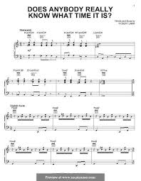 Does Anybody Really Know What Time It Is Chicago By R Lamm On Musicaneo Music Theory Robert Lamm Chicago