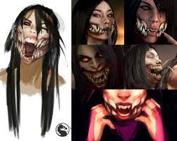 I wonder and hope if one of Mileena's gear pieces is Her Mouth ? So the  MK11 Mileena Lips  No Lips war can stop. Lol : rMortalKombat