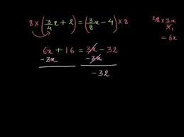 Need help reducing fractions containing algebraic variables? Equation With Variables On Both Sides Fractions Hindi Video Khan Academy