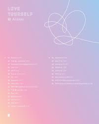 180820 Bts 방탄소년단 Love Yourself 結 Answer Tracklist Bts 방탄소년단 Love Yourself Love Yourself 結 Answer Bts Love Yourself Bts Lyric Album Bts