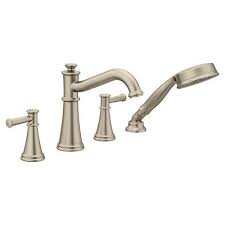 To replace the roman tub faucet with the same base faucet from moen, would have cost at least $270. Including Single Function Handshower Chrome Valve Required Moen T394 Align 2 Handle Deck Mount Modern Roman Tub Faucet Trim Kit Bathroom Fixtures Tools Home Improvement Brilliantpala Org