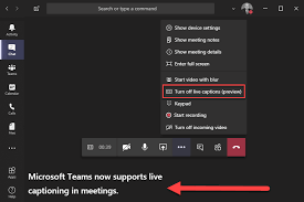 With this amazing video conferencing tool, you can start your to get notifications of someone's availability, you will have to set up a notification on microsoft teams. Microsoft Teams Live Captioning In Meetings