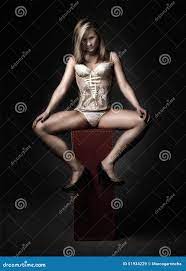 Girl posing with open legs stock image. Image of model - 51934229