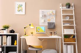 Wall art design for study room. Peaceful Study Room Designs For Your Home Design Cafe