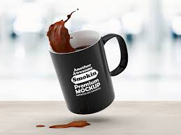 Download Free Psd Floating Mug Mockup Psfiles