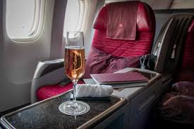 The aircraft's inaugural service took place on 25 june between doha and milan, which will be followed by routes to athens, barcelona, dammam, karachi, kuala lumpur and madrid. Qatar Airways Business Class Boeing 777 300er The Travel Happiness