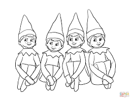 2) print the pdf on white cardstock. Printable Girl Elf On The Shelf Coloring Pages Coloring Home