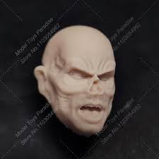 Figurine de Soldat Walton Goggins Non Peinte 1/12, Sculpture de Tête Ghoul  Howard, Modèle Blanc, Tête Carimplantée, 6 Pouces, 7 Pouces
