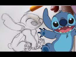 Voor grote kinderen de gewone lyra osiris potloden. How To Draw Stitch From Disney S Lilo And Stitch Dramaticparrot Youtube