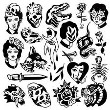 Black American Traditional Tattoo Flash 49 Ideas Tattoo Old School Flash Black For 2019 Old School Tattoo Tattoo Flash Art Traditional Tattoo Art