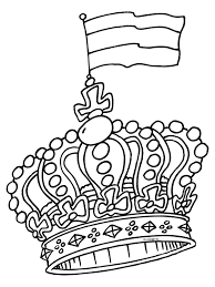 Kleurplaat troonwisseling koning willem alexander en koningin maxima. Kleurplaat Troonwisseling De Kroon Kleurplaten Nl