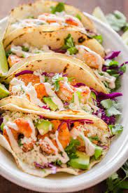 The cleanest restaurant in town. Shrimp Tacos With Best Shrimp Taco Sauce Video Natashaskitchen Com