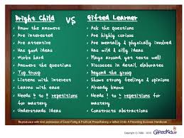 Characteristics Of Gifted Children Faster Earlier