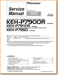 Pioneer Kehp 7910 R Automotive Audio On Demand Pdf Download English
