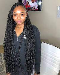 Morgan Danielle On Instagram Okay I M Really In Love With Knotless Small Knotless Goddess Box Br Braided Hairstyles Braids For Black Hair Goddess Braids
