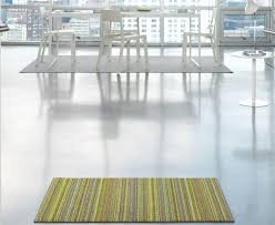 Our colorful beach towels are soft and absorbent, perfect for drying off after a swim. Chilewich Skinny Stripe Shag Indoor Outdoor Mats