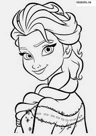 Coloring pages elsa, anna, jack and new characters. Coloring Pages Elsa And Anna Frozen Print A4 Size For Free
