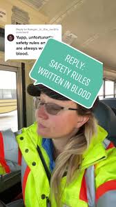 Replying to @Keegan_in_the_north safety rules and regulations are written  in blood #schoolbusdriver #differentplacesdifferentlaws #schoolbus  #manitoba #hazard #safety #buscrash #crash ...