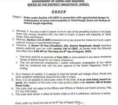 Section 144 imposed at rawalpindi airport. Section 144 Imposed In Kargil Drass Sankoo Travellers Advised To Exercise Caution Times Of India Travel