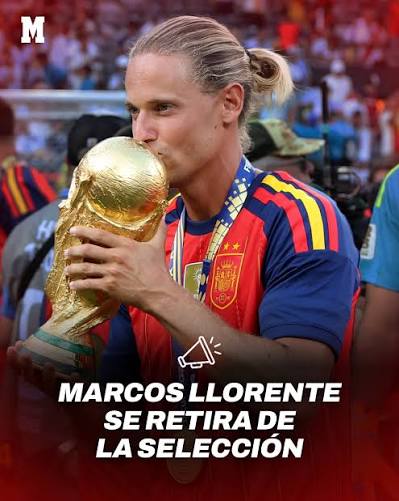 🇪🇸 Marcos Llorente se retira de la selección a los 31 años con un emotivo comunicado a través de sus redes sociales 🤝 Eternamente agradecidos, vuelve cuando quieras