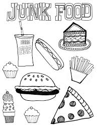 Our free coloring pages for adults and kids, range from star wars to mickey mouse Junk Food Coloring Page Download Print Online Coloring Pages Alimentacion Para Ninos Alimentacion Saludable Para Ninos Alimentos Preescolar