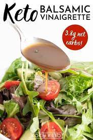 Easy Keto Balsamic Vinaigrette Salad Dressing Recipe Sugar Free Salad Dressing Low Carb Salad Dressing Vegan Keto Recipes