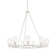 Circolo 9 Light Chandelier Brushed Nickel Kichler Lighting