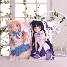 Learn about exclusive deals and new items before anyone else! Japanese Anime Oreimo Kirino Kuroneko Kawaii Hugging Body Back Pillow Cushion For Home Otaku 2way Plush Fabric Anime Designer Pillow Anime Pillow