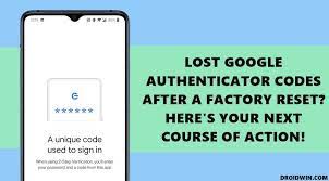 Dec 20, 2017 · download and install google authenticator application on your new smartphone. Recover Restore Google Authenticator Codes After Factory Reset Droidwin