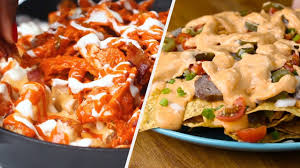 11 Warm And Cheesy Nacho Recipes Tasty Nachos Recipe Cheesy Pasta Recipes Cheesy Nachos