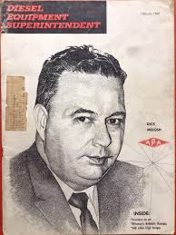 Dick Melosh, his Brockway 359s & Mack Scania MB 401Ps at APA Transport  Corporation.